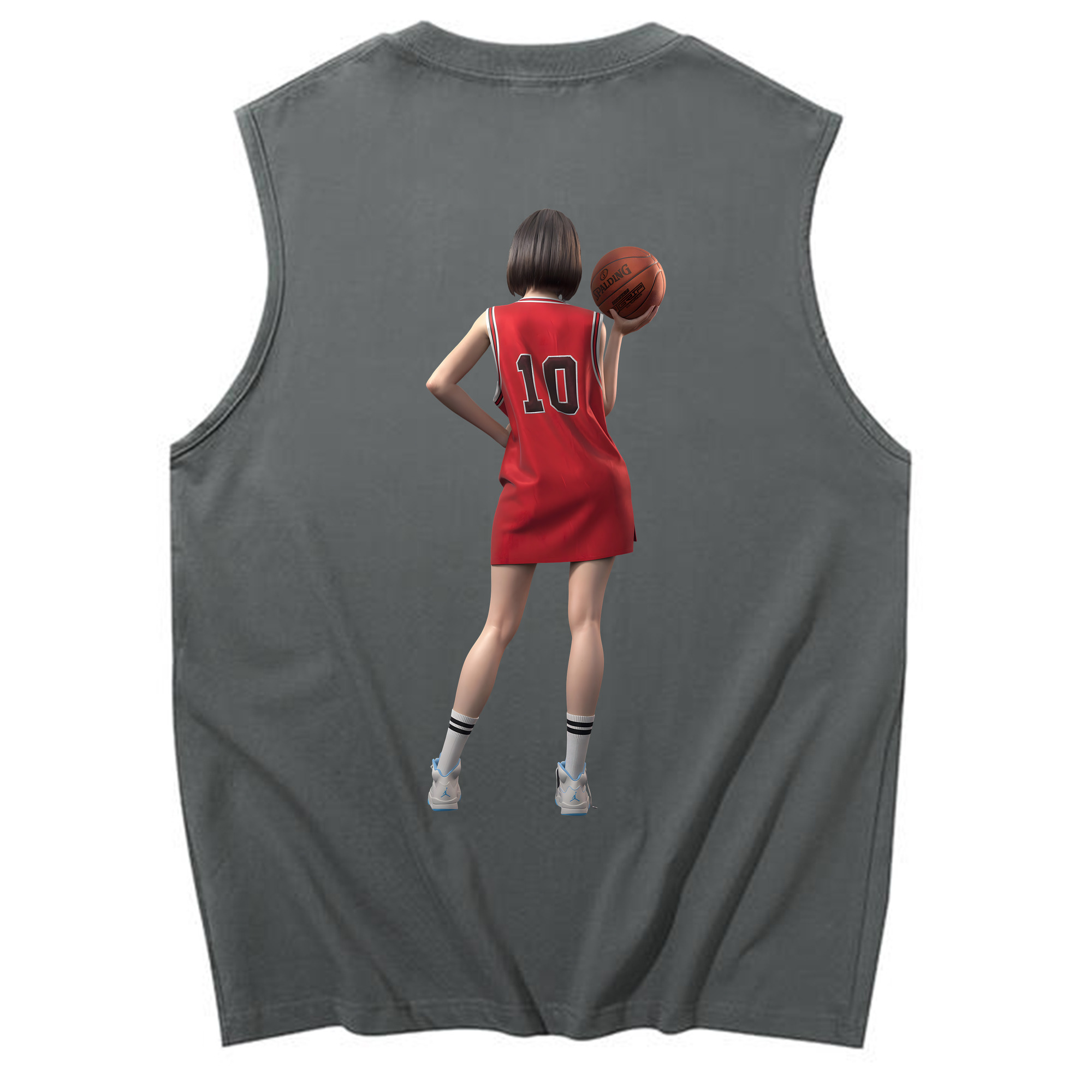 （画像用） SLAM DUNK／スラムダンク コットン100％タンクトップ（背面プリント）